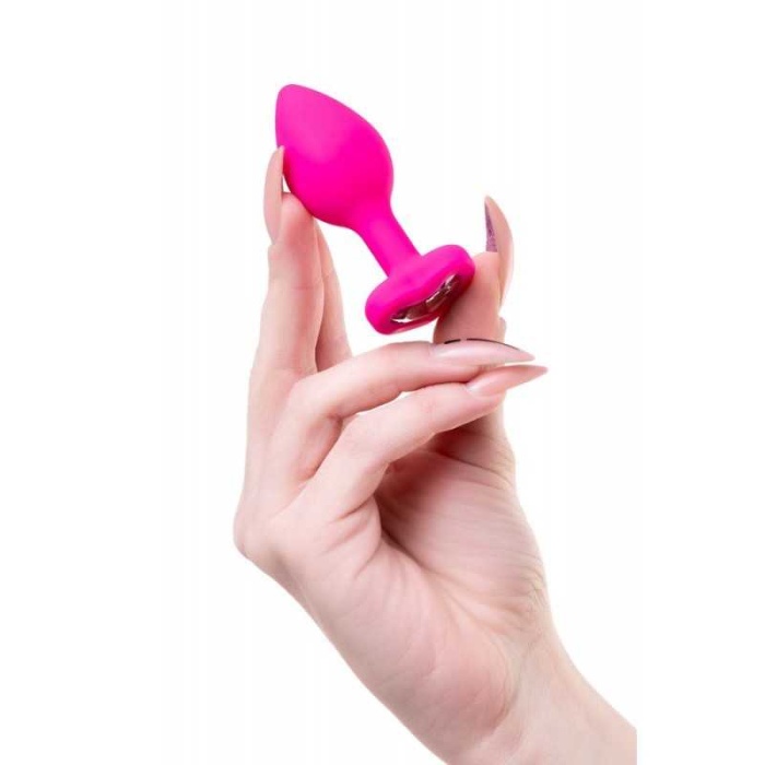 Diamond Heart Silikon Anal Plug 7 cm