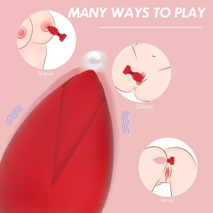 Uzaktan Kumandalı Gül Şekilli Anal Vibrator