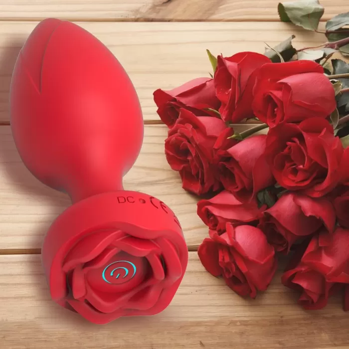 Uzaktan Kumandalı Gül Şekilli Anal Vibrator