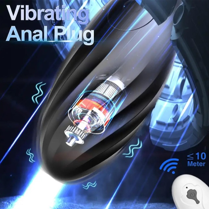 Uzaktan Kumandalı Modern Vajinal Anal Vibratör
