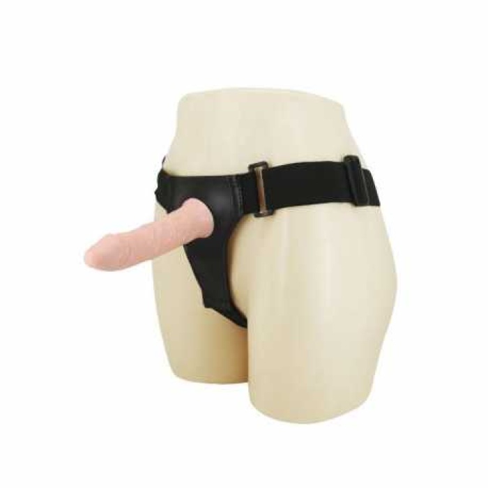 Baile Ultra İçi Boş Belden Bağlamalı Titreşimli Protez Penis