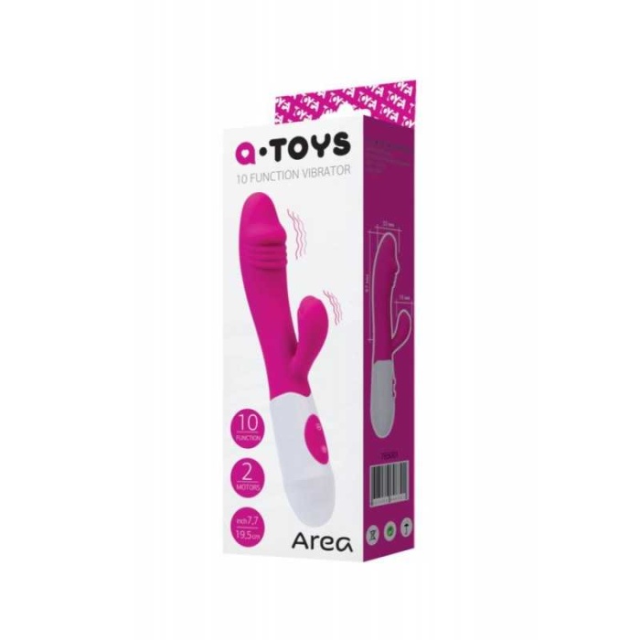 Klitoral Uyarıcılı Tavşan Vibratör 19,5 cm