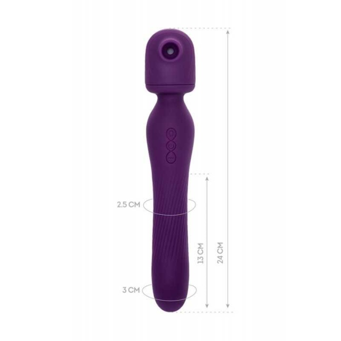 24 cm Mor Silikon 2si 1 Arada Vibratör