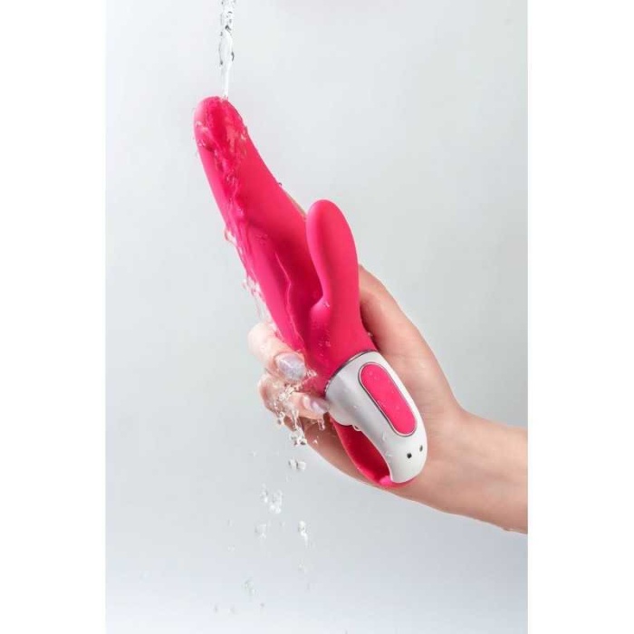 Klitoris Uyarıcı Tavşan Kırmızı Vibratör 22 cm Satisfyer