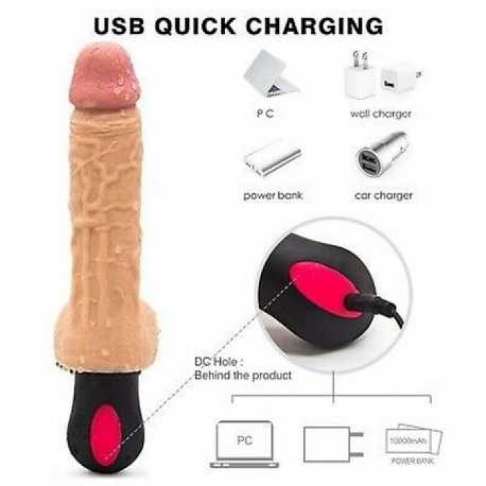 Flexible Bending güçlü Titreşimli Penis Vibratör