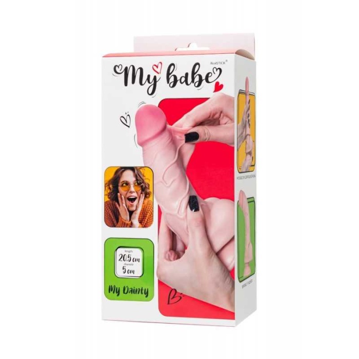 20,5 Cm My Babe My Darling Gerçekçi Derili Yapay Penis Dildo