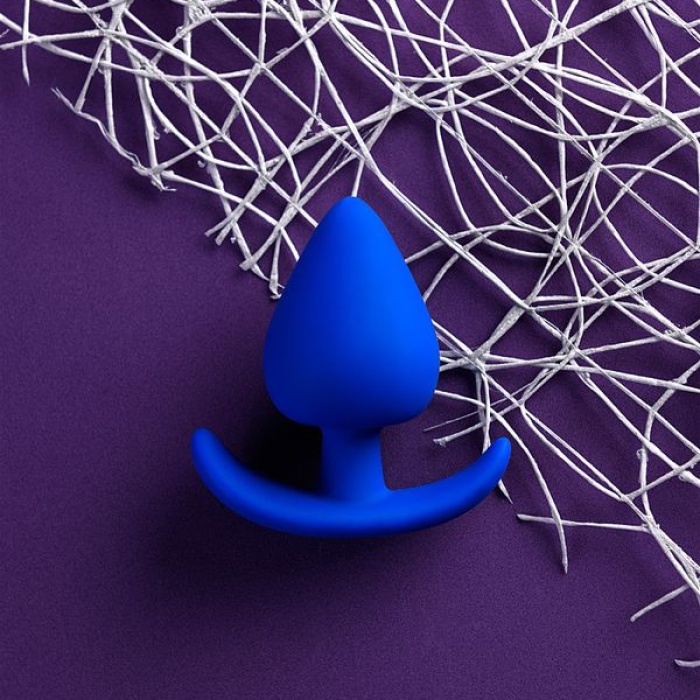 8,3 cm Silikon Mavi Anal Plug