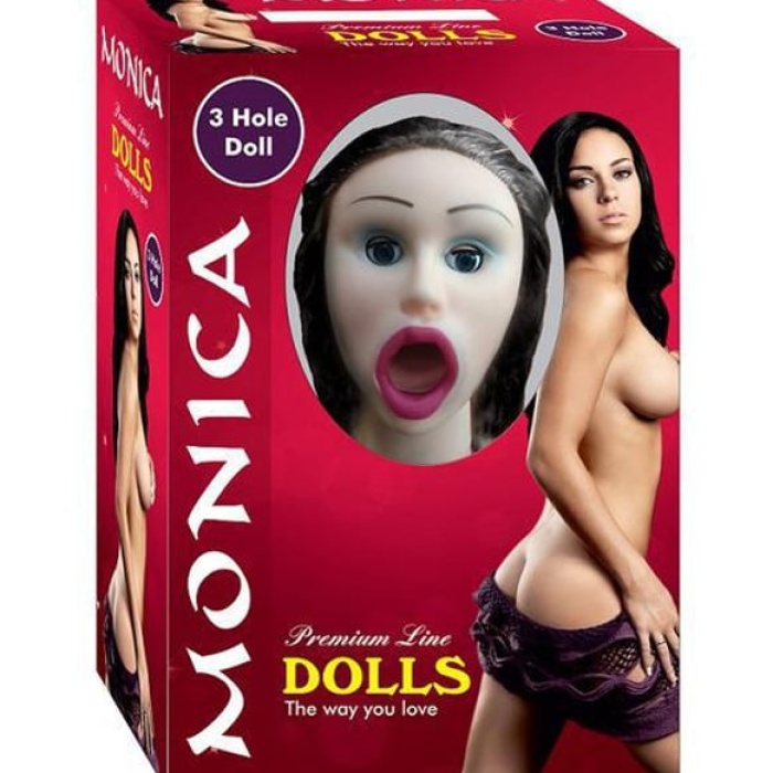 Monica Gerçek Kafa Görünümlü Şişme Manken