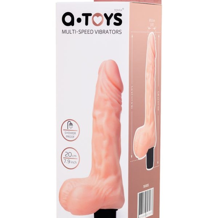 20CM Multi-Speed Realistik Vibratör