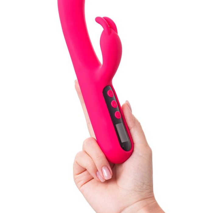 23,5 cm Klitoral uyarımlı G noktası Tavşan vibratörü