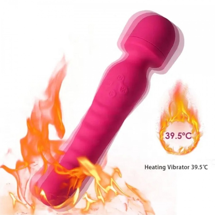 Çift Taraflı Isıtmalı Wand Masaj Vibratör