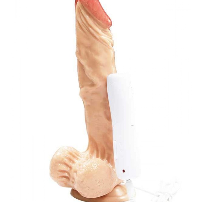 25 cm Titreşimli Realistik Vantuzlu Vibratör