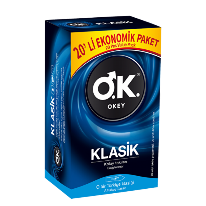 OKEY Klasik 20Li Prezervatif