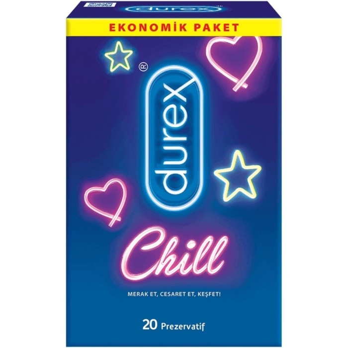 Durex Chill Karma Prezervatif Ekstra Avantaj Paketi ’lı 202li