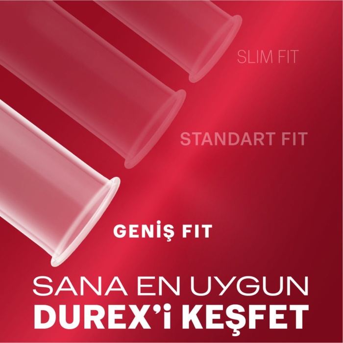 Durex Yakın Hisset XL İnce Prezervatif 16lı