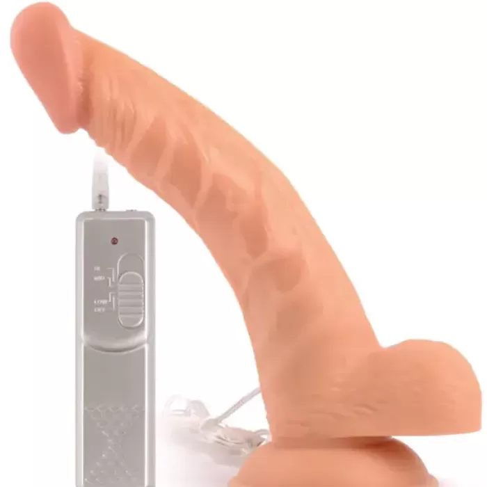 23 cm Eğik Titreşimli Realistik Penis Vibratör