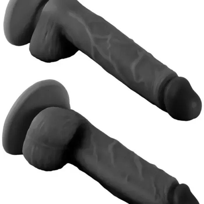 18cm Siyah Realistik Dildo