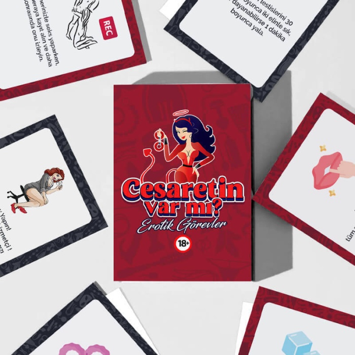 Cesaretin Var mı Erotik Kartları