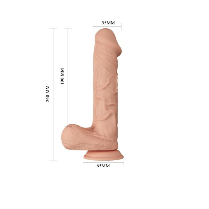 26 cm Gerçekçi Kalın Dildo Penis