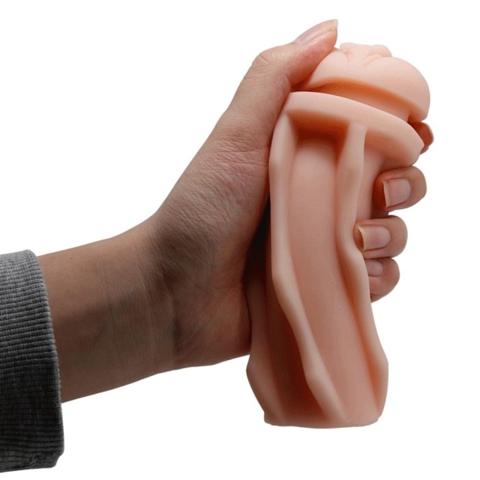 18 cm Gerçekçi Doku Realistik Suni Vajina Mastürbatör