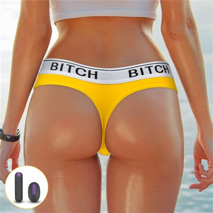 Bitch Vibrating Panties Çamaşır Ve Kumandalı Vibratör