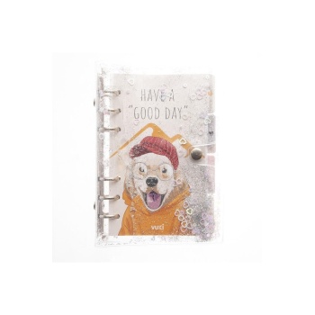 Mekanizmalı Simli Ve Sulu Kapaklı Desenli Defter