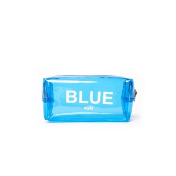 Renkli Şeffaf Fermuarlı Kalem Kutu