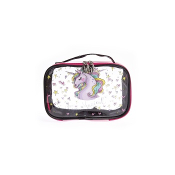 Dikdörtgen Şeklinde Desenli Beslenme-makyaj Çantası