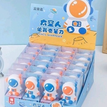 3D MİNİ KALEMTIRAŞ 3LÜ SET (ASTRONOT)