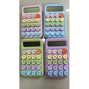Hesap Makinesi Renkli Tasarım 1 ADET