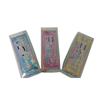 Simli ve Sulu Kalem Kutusu - 1 ADET - Kedi Figürlü