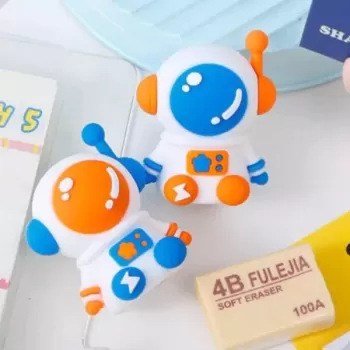 3D Mini Kalemtıraş 1 ADET - Astronot Figürlü