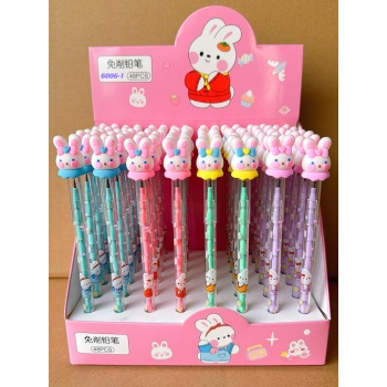 Yumurtlayan Kurşun Kalem - 1 ADET - Tavşan Figürlü