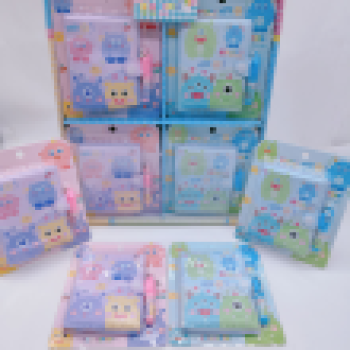 Kalemli Pofidik Defter - 1 ADET - Canavar Desenli