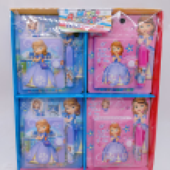 Kalemli Podifik Mini Defter - 1 ADET - Prenses Figürlü