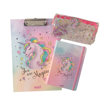 Sekreterlik Defter Kalem Kutusu 3lü Kırtasiye Seti