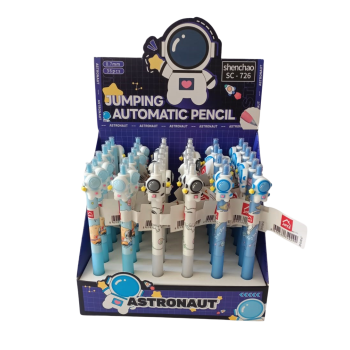 Versatil Kalem 0.7 mm 3lü Set Astronot Desenli