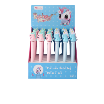 Unicorn Desenli Stres Çarklı Tükenmez Kalem 1 ADET
