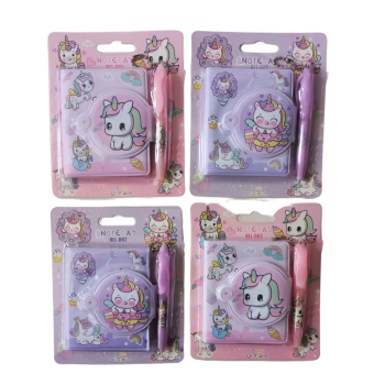 Kalemli Mini Defter 1 - Unicorn Figürlü