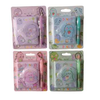 Kalemli Mini Defter 1 ADET- Dinazor Figürlü