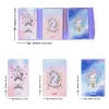 Unicorn Renkli Kapaklı Mini 3 Bölmeli Kalemli Defter