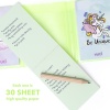 Unicorn Renkli Kapaklı Mini 3 Bölmeli Kalemli Defter