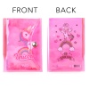 Unicorn Renkli Kapaklı Mini 3 Bölmeli Kalemli Defter