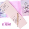 Unicorn Renkli Kapaklı Mini 3 Bölmeli Kalemli Defter