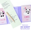 Mini 3 Bölmeli Kalemli Defter