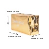Dark Gold Aynalı Fermuarlı Kalem Kutu & Makyaj Çantası