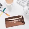 Dark Copper Aynalı Fermuarlı Kalem Kutu & Makyaj Çantası