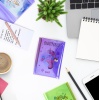 Mini 3 Bölmeli Kalemli Defter