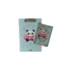 Sekreterlik Defter 2li Kırtasiye Seti - Panda Desenli