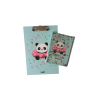 Sekreterlik Defter 2li Kırtasiye Seti - Panda Desenli